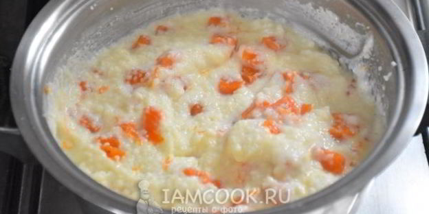 манная каша с тыквой