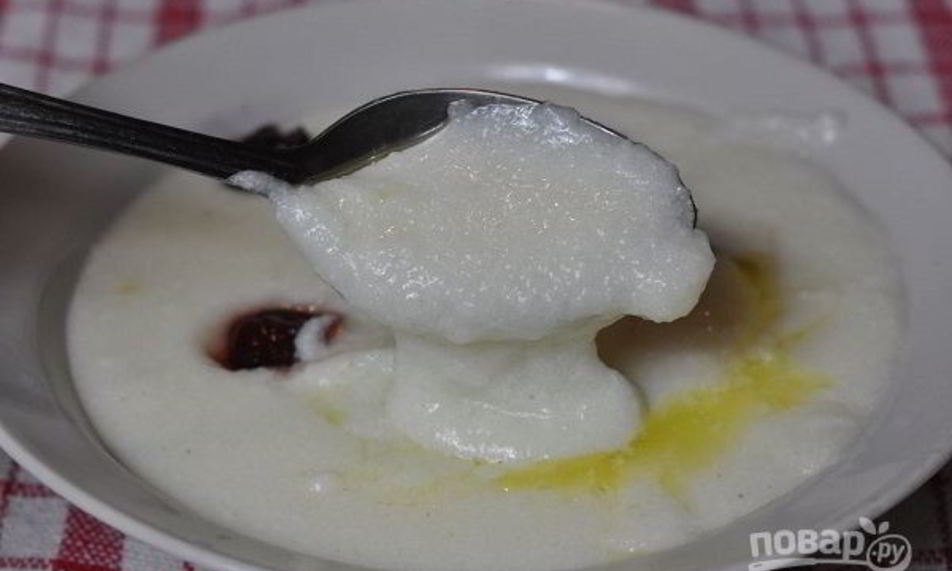 Рецепт манной каши в мультиварке