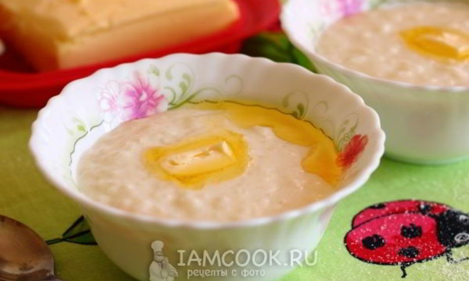 Рецепт молочной каши из риса и манки