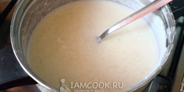 молочная каша из риса и манки
