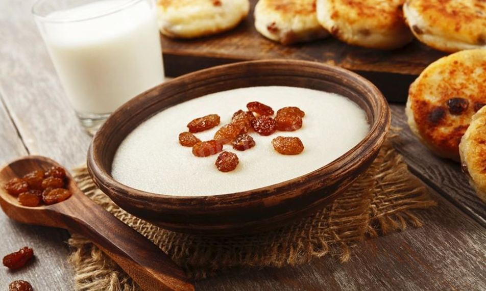 Рецепт жидкой манной каши на молоке в мультиварке