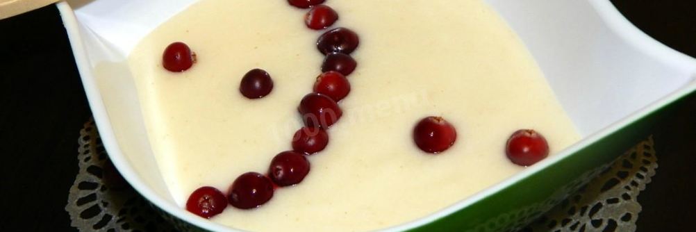 Жидкая манная каша на молоке