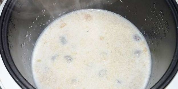 молочная каша в мультиварке