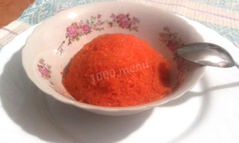 Рецепт морковной каши