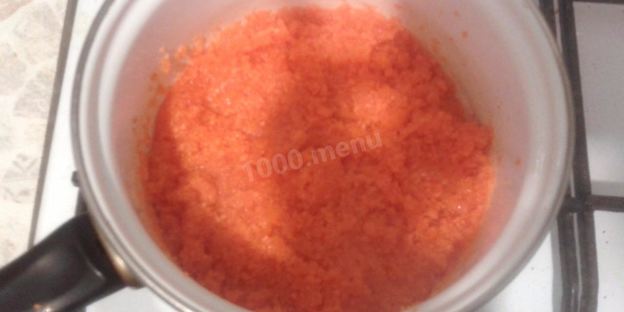 морковная каша