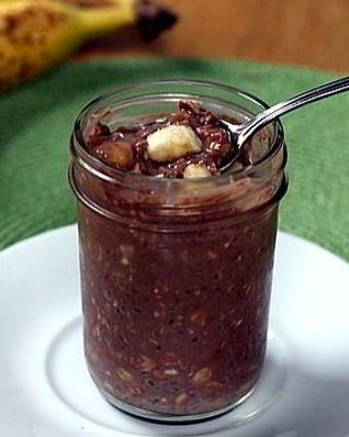 Ленивая овсянка на воде