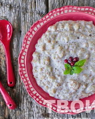 Овсяная каша на молоке