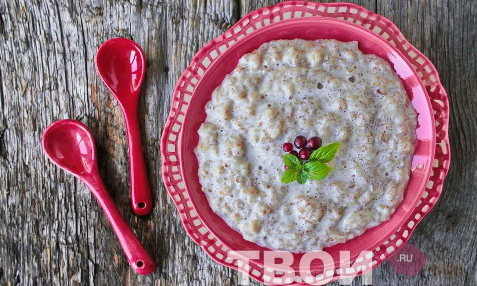 Рецепт овсяной каши на молоке
