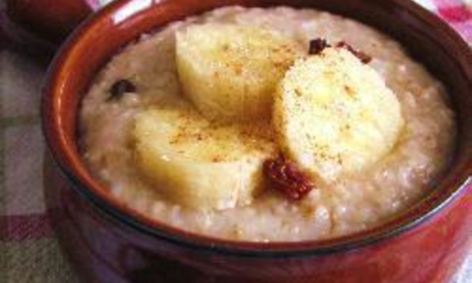 Рецепт овсяной каши с бананами и корицей