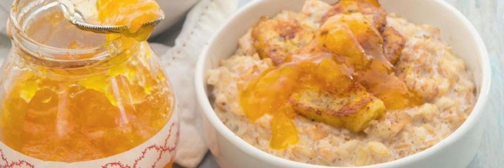 Овсяная каша с бананами