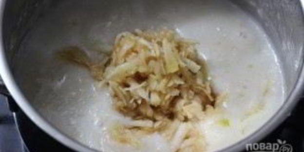 овсяная каша с фруктами