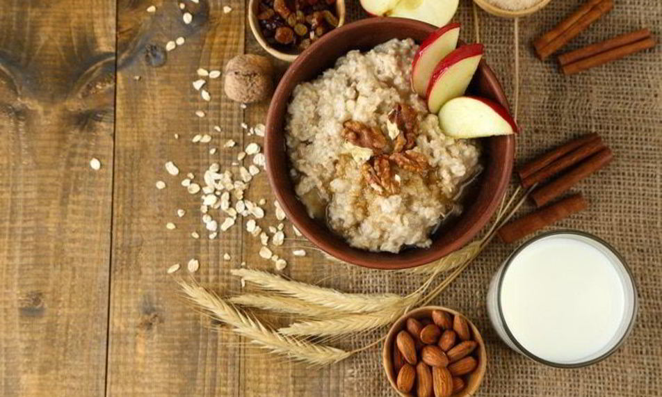 Рецепт овсяной каши с изюмом и грецкими орехами