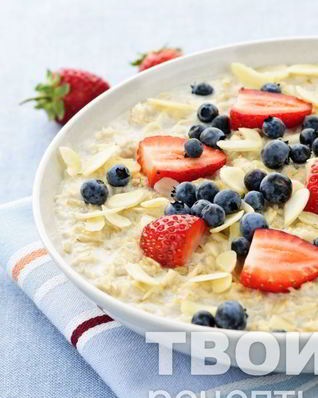 Овсяная каша с молоком