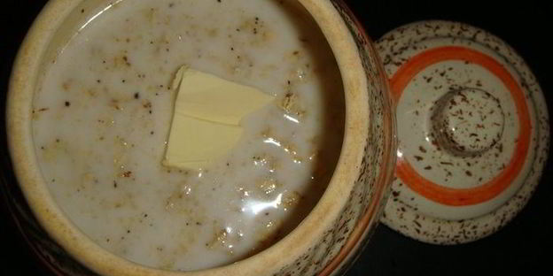 овсяная каша с орехами и яблоками в духовке