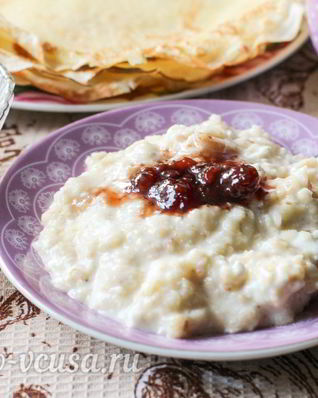Овсяная каша с творогом