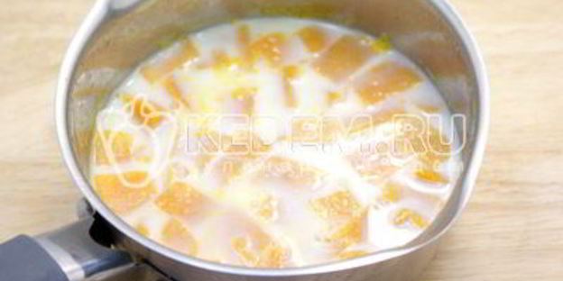 овсяная каша с тыквой и кедровыми орешками