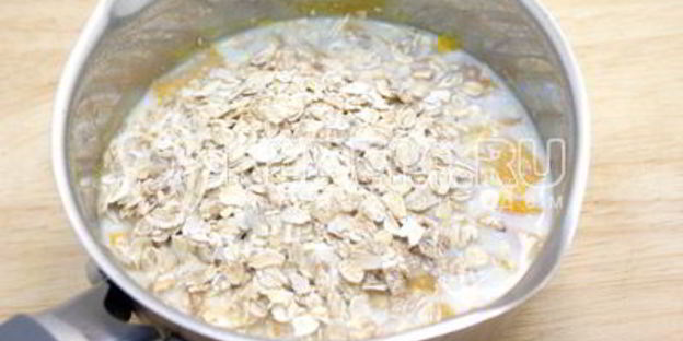 овсяная каша с тыквой и кедровыми орешками