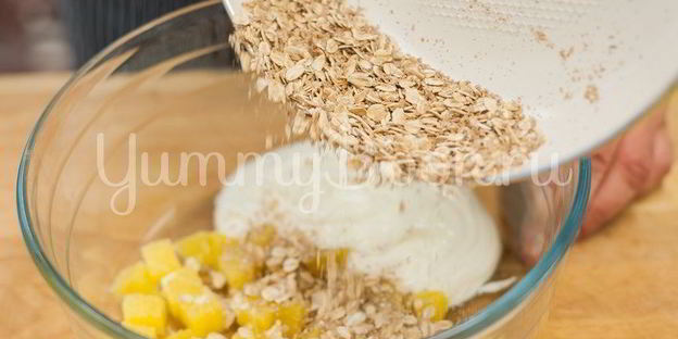 овсянка с йогуртом и апельсином