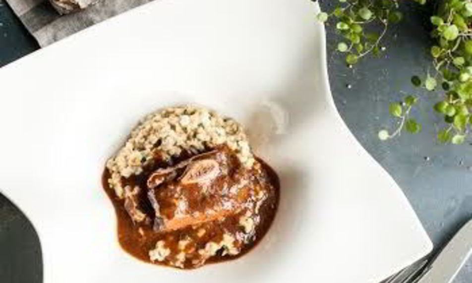 Рецепт овсянки с копчеными говяжьими ребрами