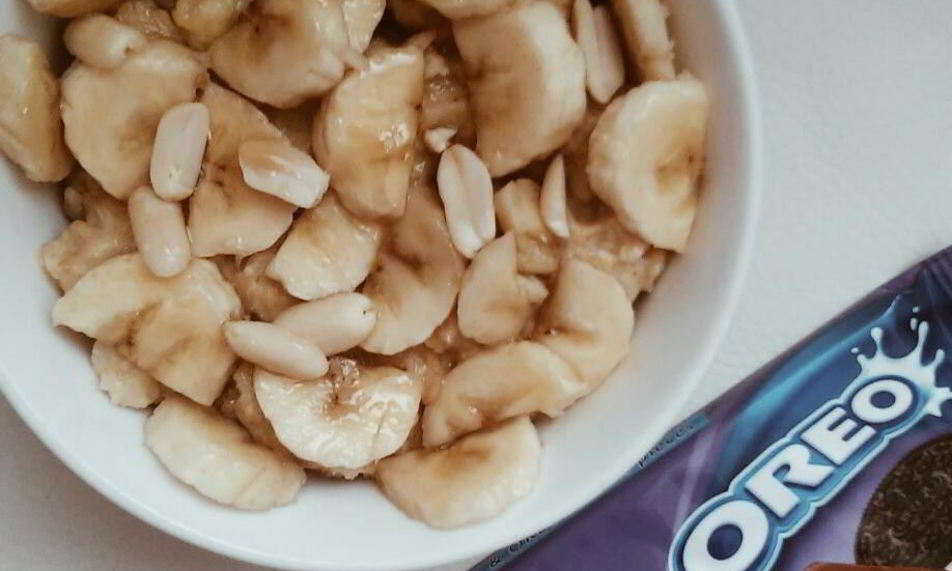 Рецепт овсянка с медом, корицей и бананом