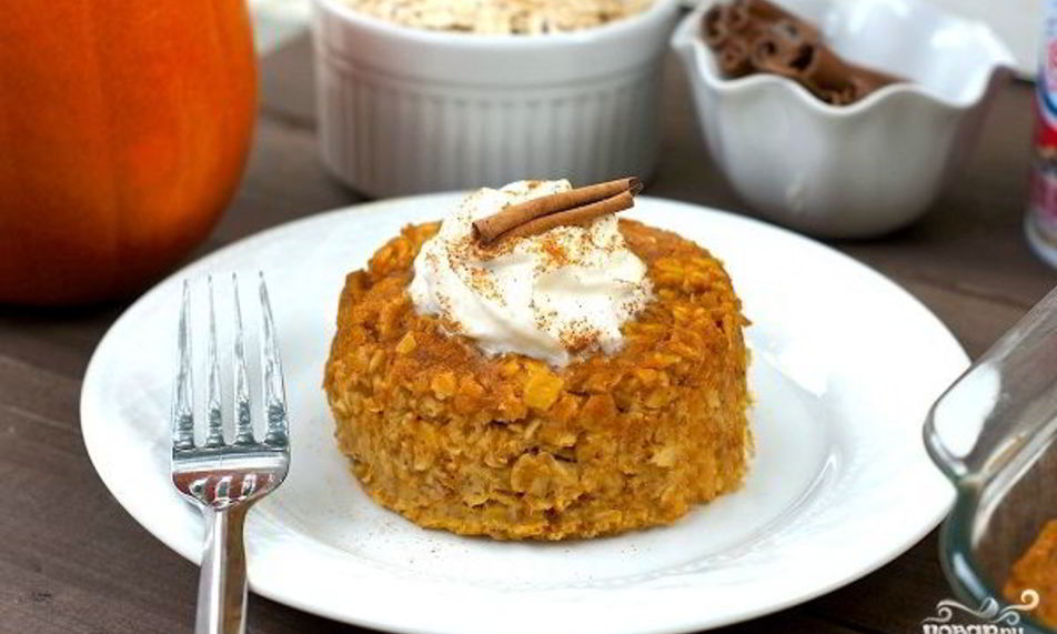 Рецепт овсянки с тыквой