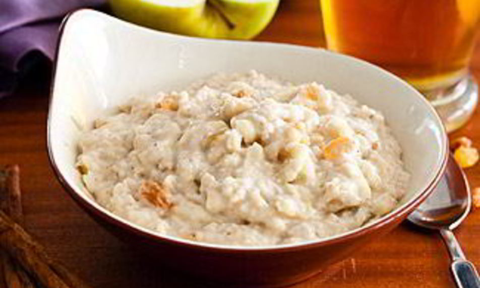 Рецепт овсянки с яблоками в мультиварке