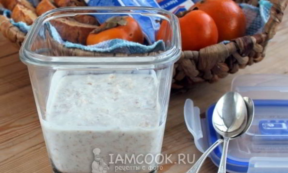 Рецепт овсянки в банке