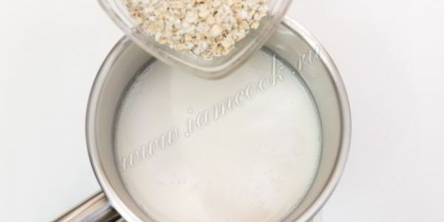 шоколадная овсяная каша