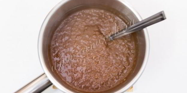 шоколадная овсяная каша