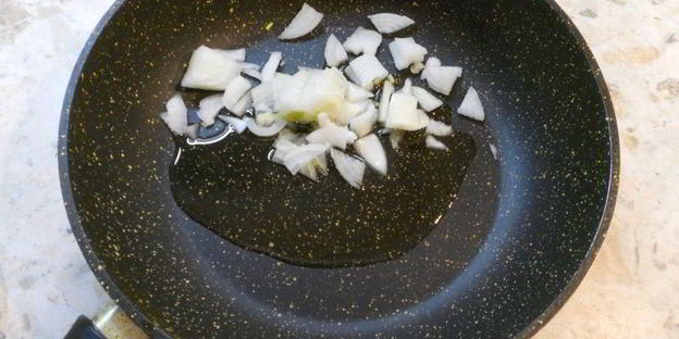 каша перловая с куриным фаршем