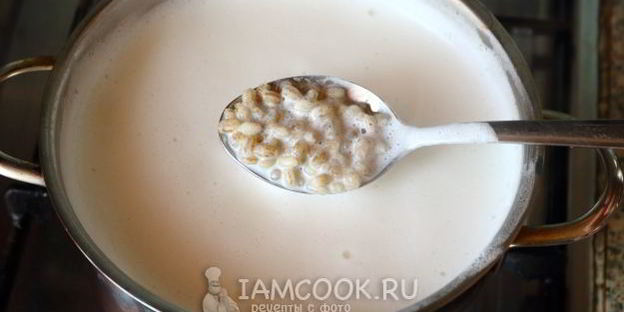 перловая каша на молоке