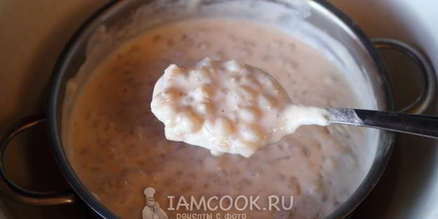 перловая каша на молоке