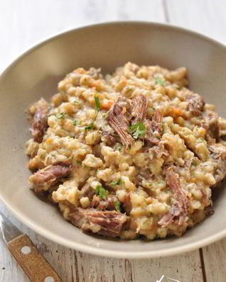 Перловая каша с говядиной