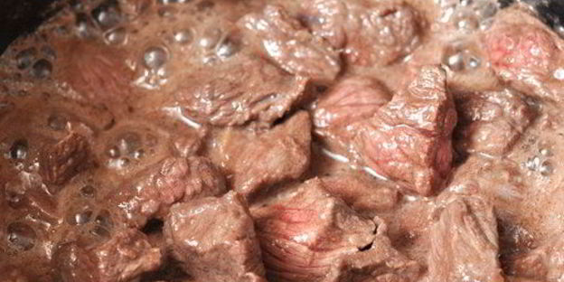 перловая каша с говядиной