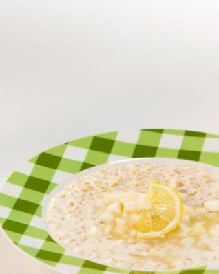 Перловая каша с кокосами в меду