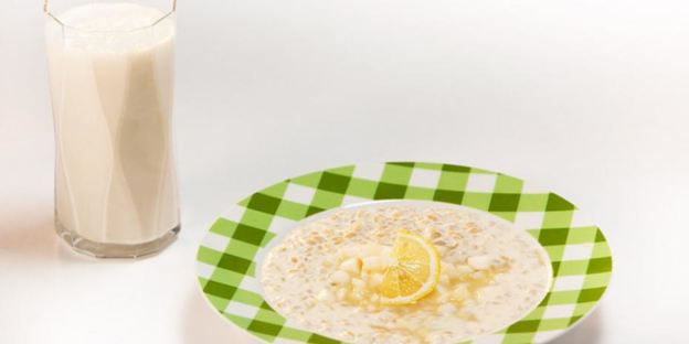 перловая каша с кокосами в меду