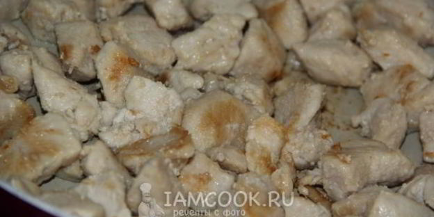 перловая каша с курицей и овощами