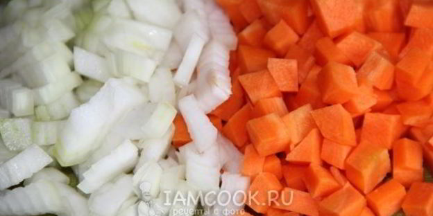 перловая каша с курицей и овощами