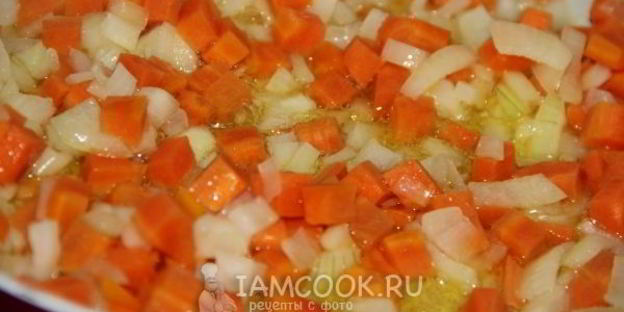 перловая каша с курицей и овощами
