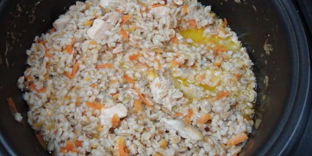 перловая каша с курицей в мультиварке