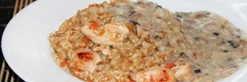 Перловая каша с курицей