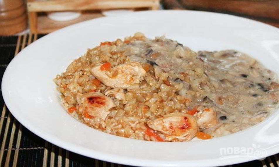 Рецепт перловой каши с курицей