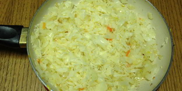 перловая каша с квашеной капустой