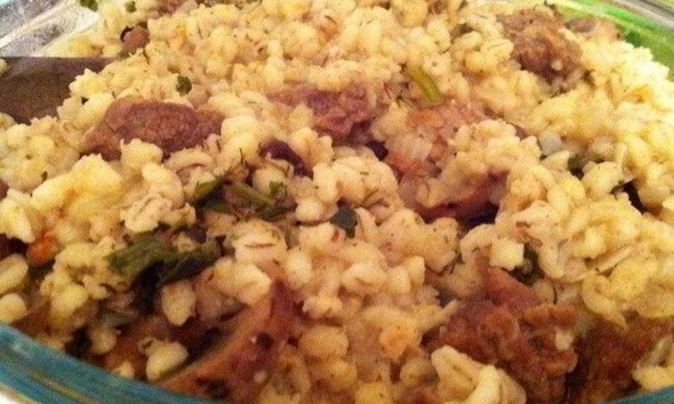 Рецепт перловой каши с мясом, грибами и овощами