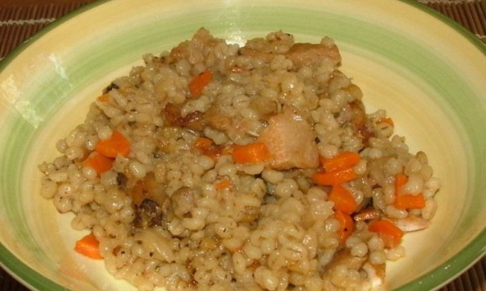 Рецепт перловой каши с мясом