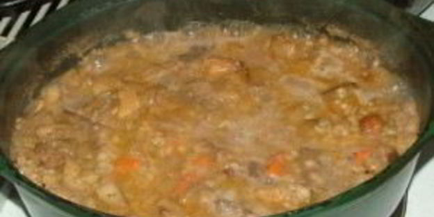 перловая каша с мясом