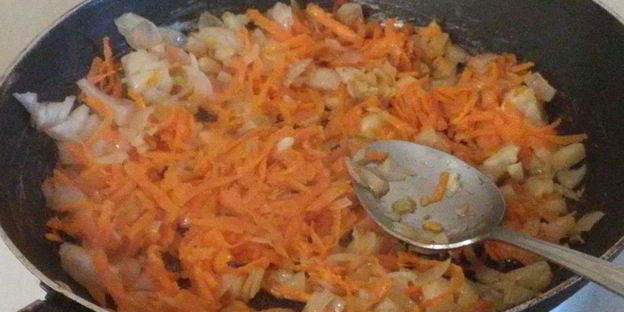 перловая каша с опятами