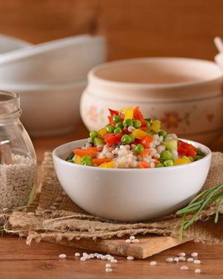 Перловая каша с овощами