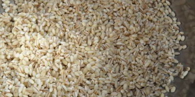 перловая каша с тунцом и овощами