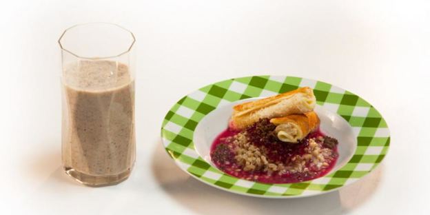 перловая каша со сладкой свеклой